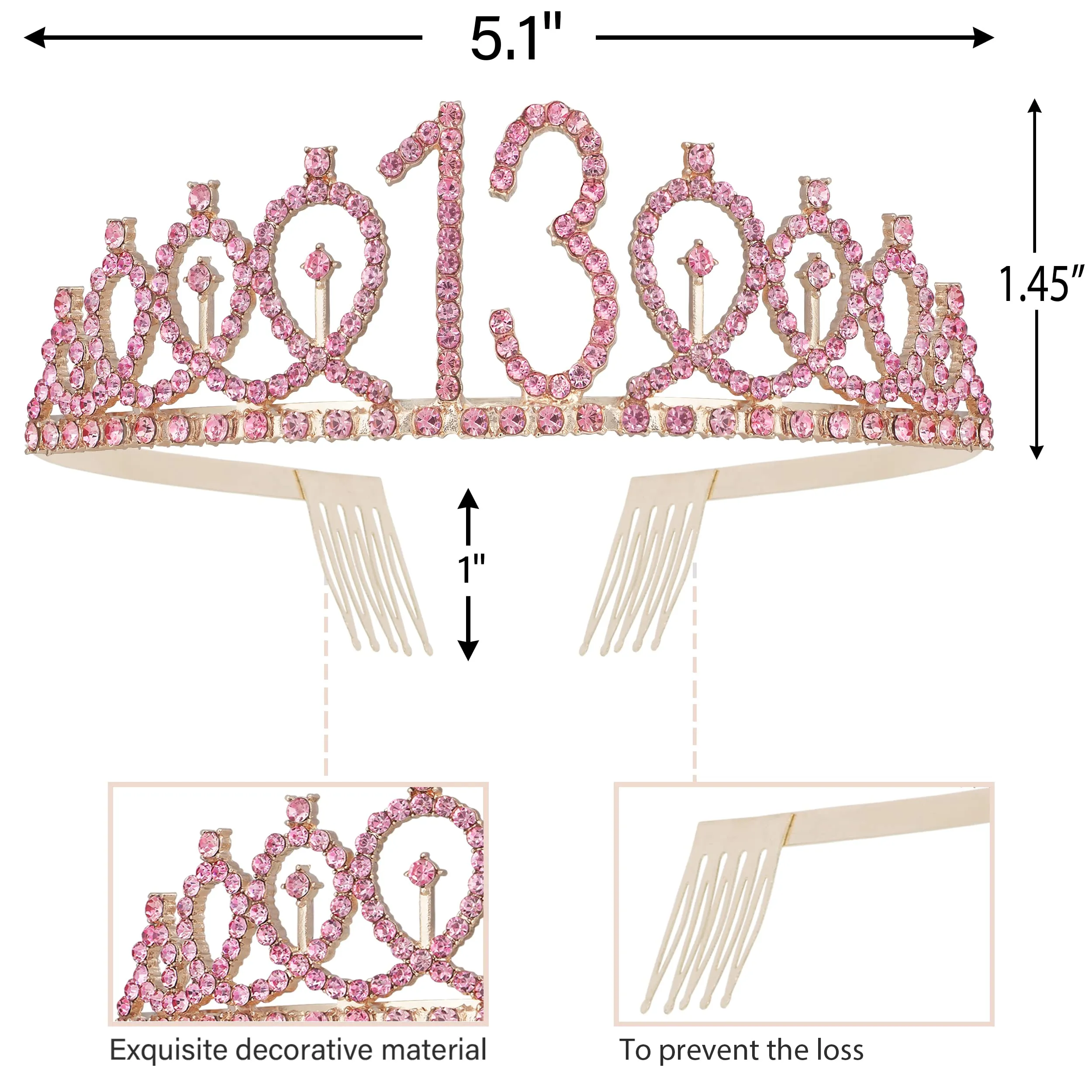 13th Birthday, 13th Birthday Gifts For Girl, 13th Birthday Tiara, 13th Birthday