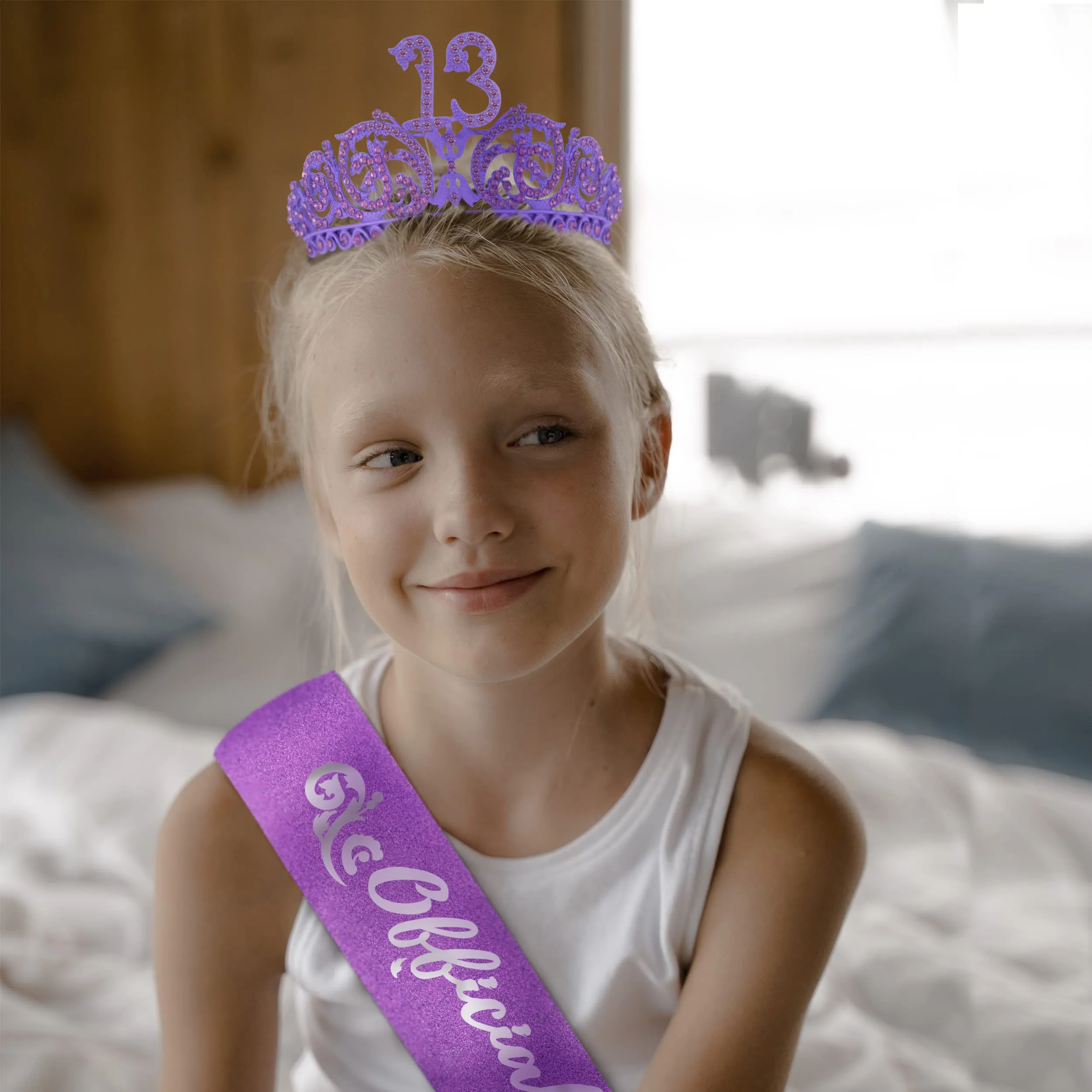 13th Birthday, 13th Birthday Gifts for Girls, 13th Birthday Tiara and Sash, 13th Birthday