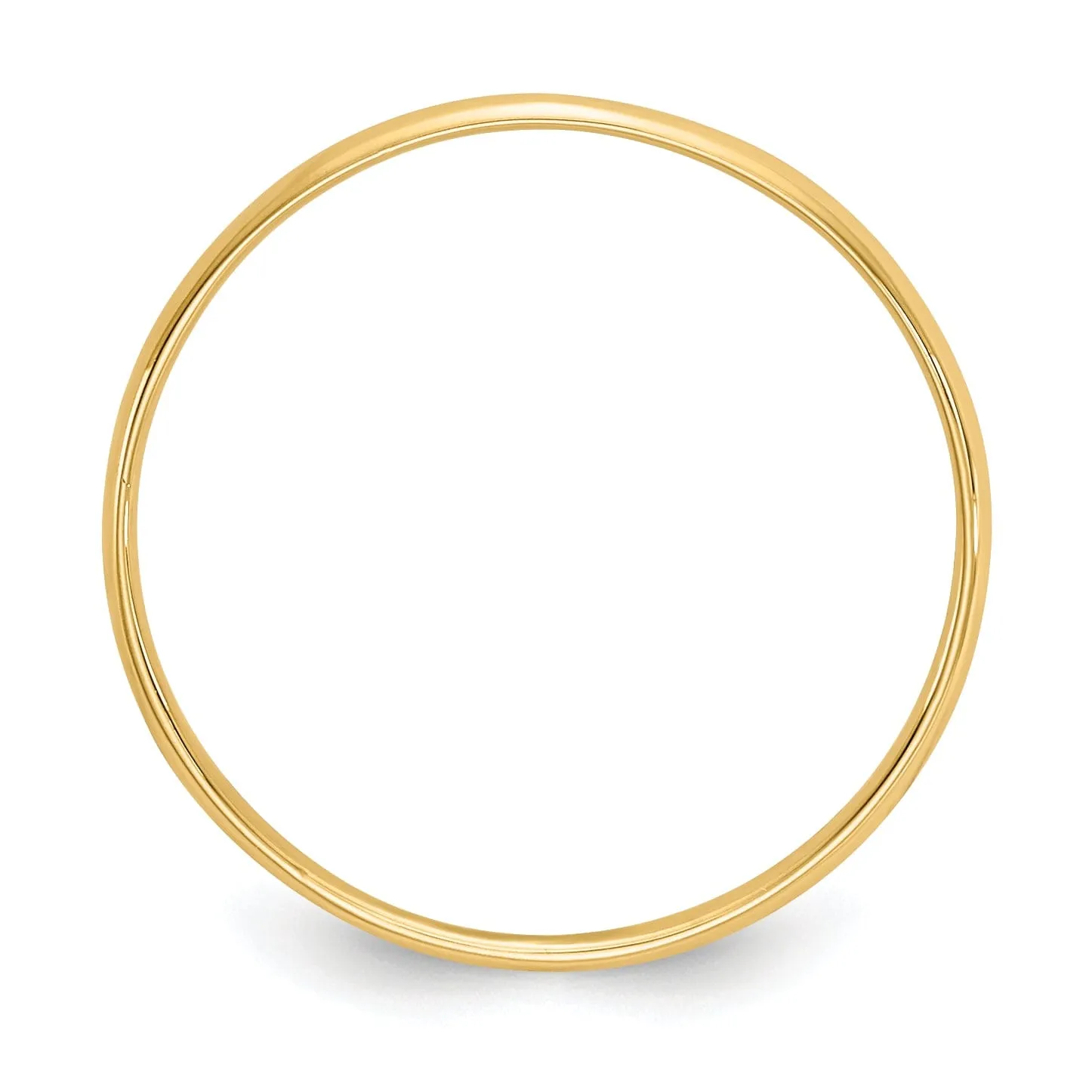 14k Yellow Gold Polished Baby Ring