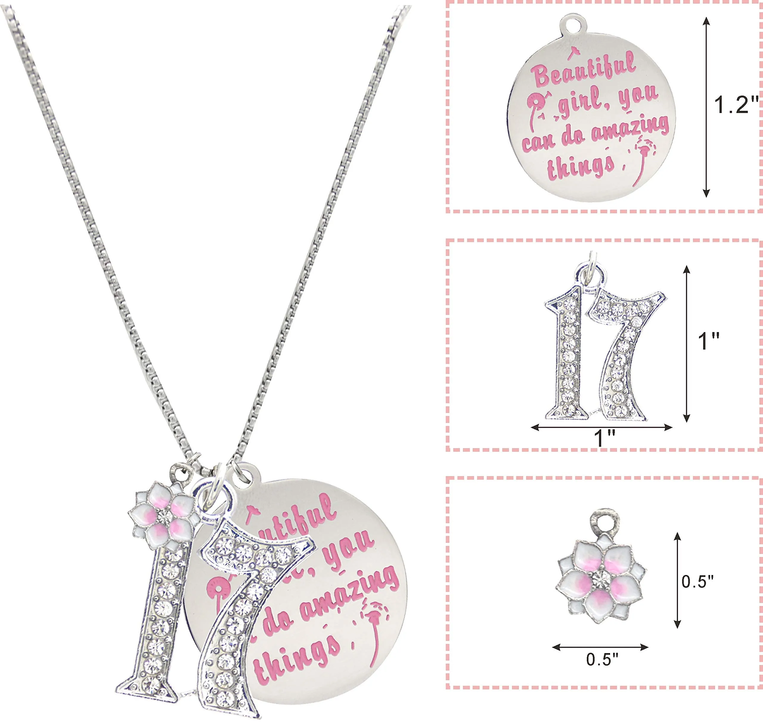 17th Birthday Gifts for Girls, Jewelry for Girls 17 Years Old, Girls 17th Birthday