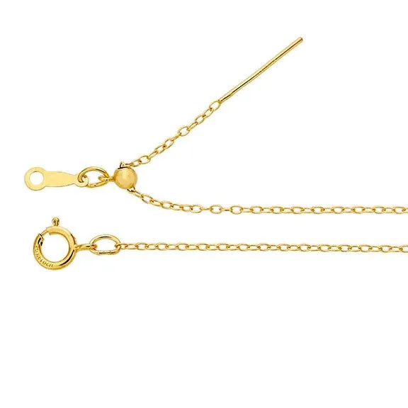 18" Adjustable Chain (Gold)