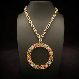 1974 Sarah Coventry Piccadilly Circle Necklace