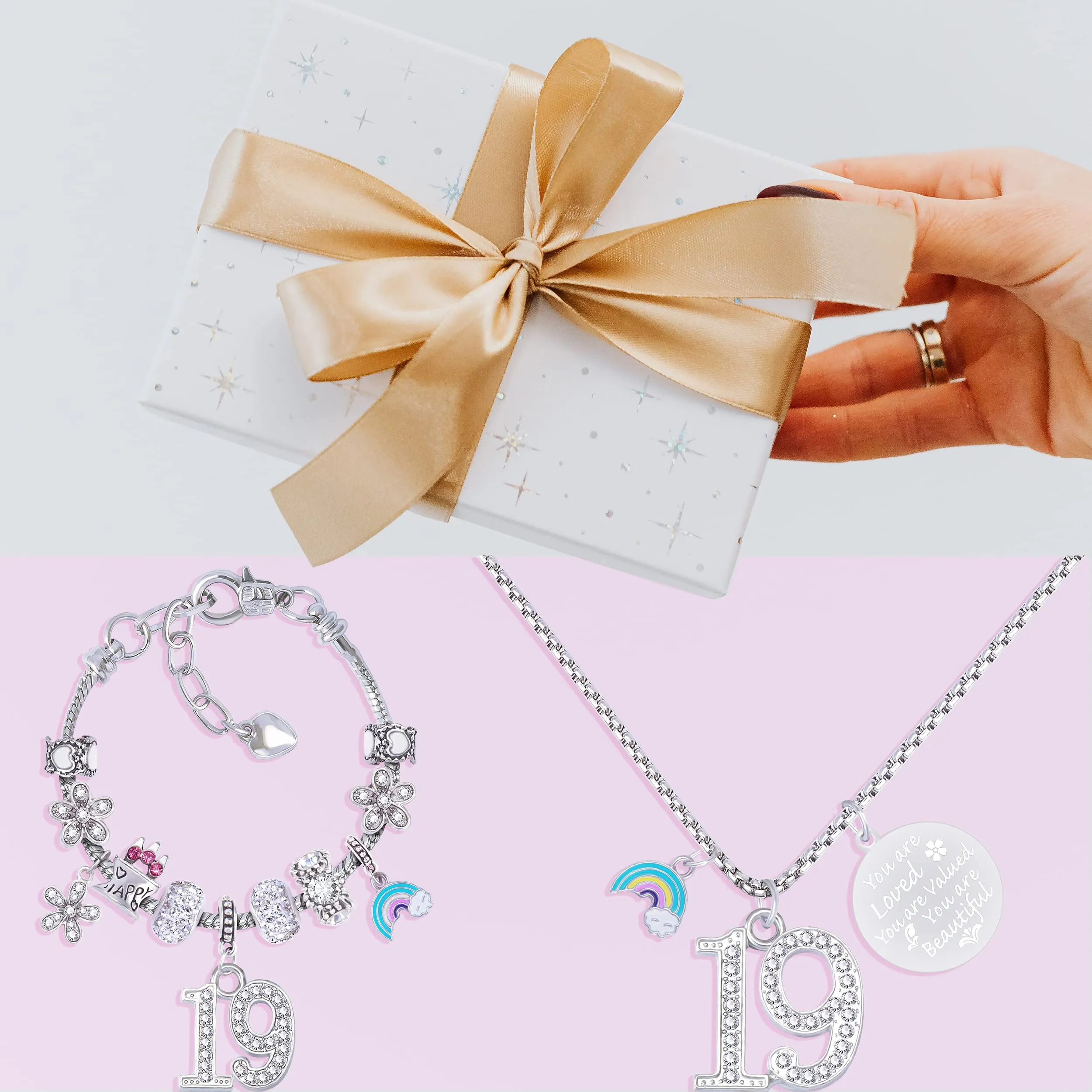 19th Birthday, 19th Birthday Gift, 19th Birthday Gifts for Girl, 19th Birthday Necklace