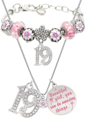 19th Birthday Gifts for Girls, Jewelry for Girls 19 Years Old, Girls 19th Birthday