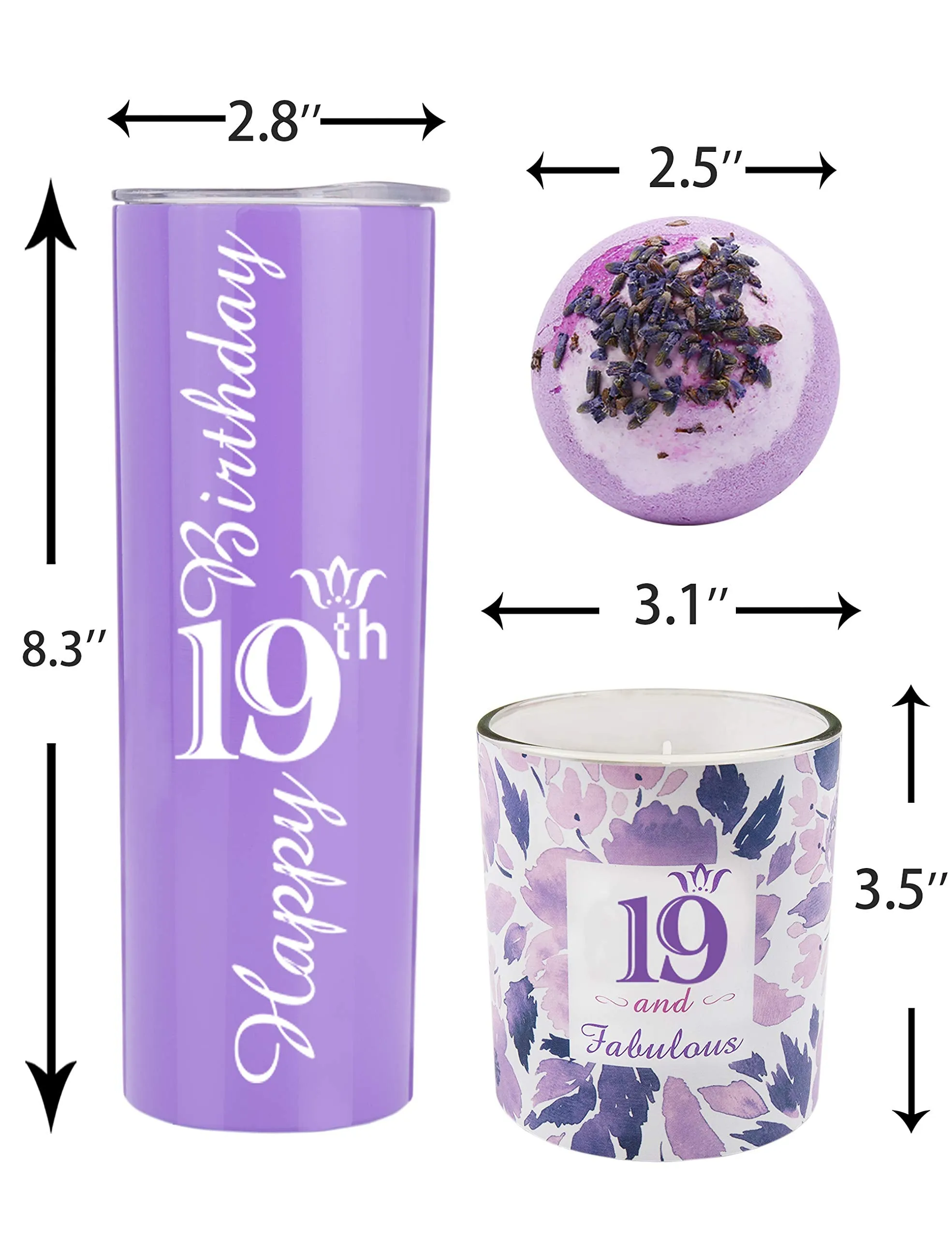 19th Birthday Tumbler, 19th Birthday Gifts for Girl, 19 Birthday Gifts, Gifts for 19th