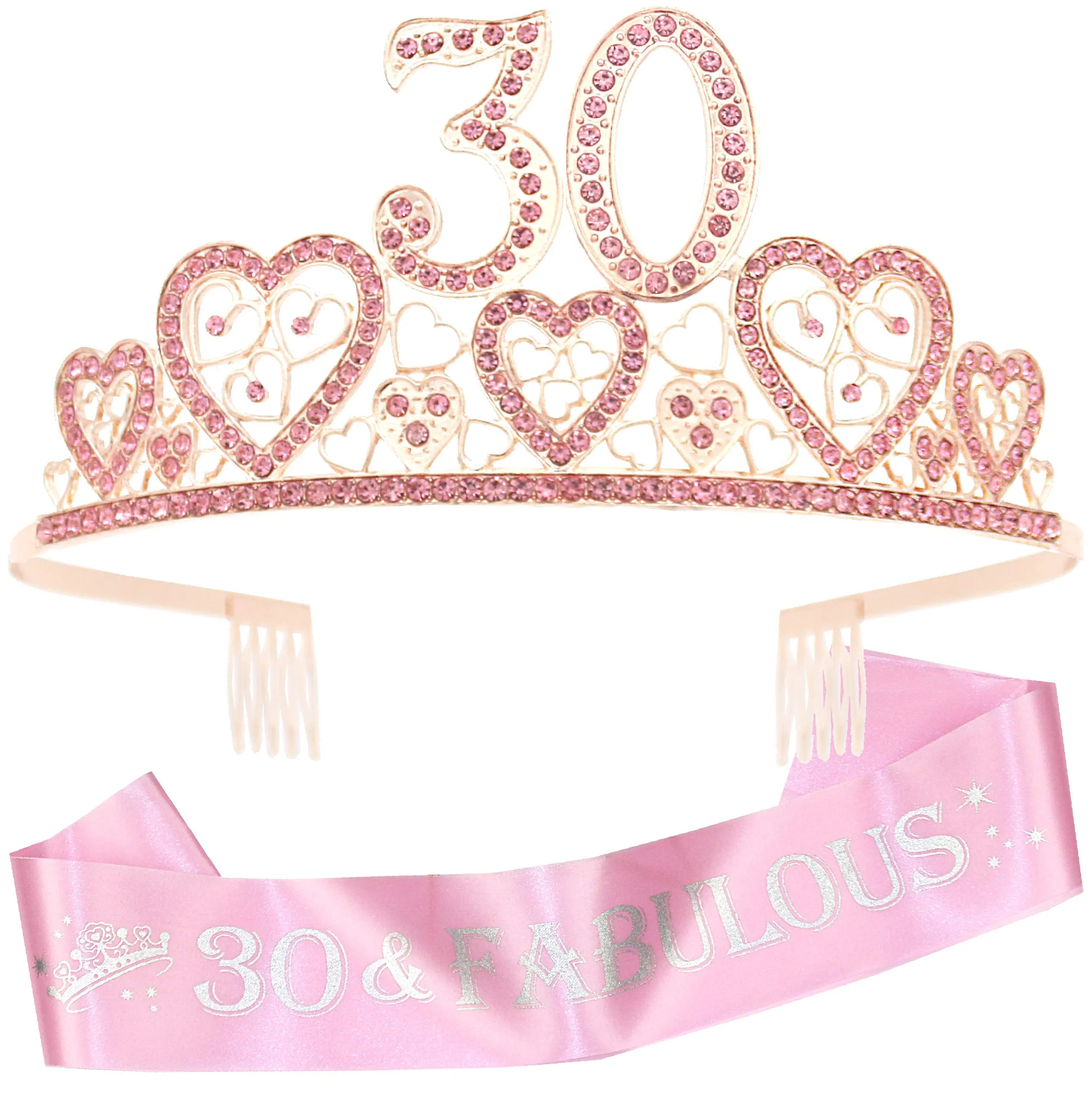 30th Birthday Gifts for Women,30th Birthday Decorations for Her,30th Birthday Crown,Dirty