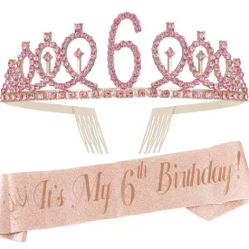 6th Birthday, 6th Birthday Decorations for Girls, 6th Birthday Gift,6th Birthday Gifts