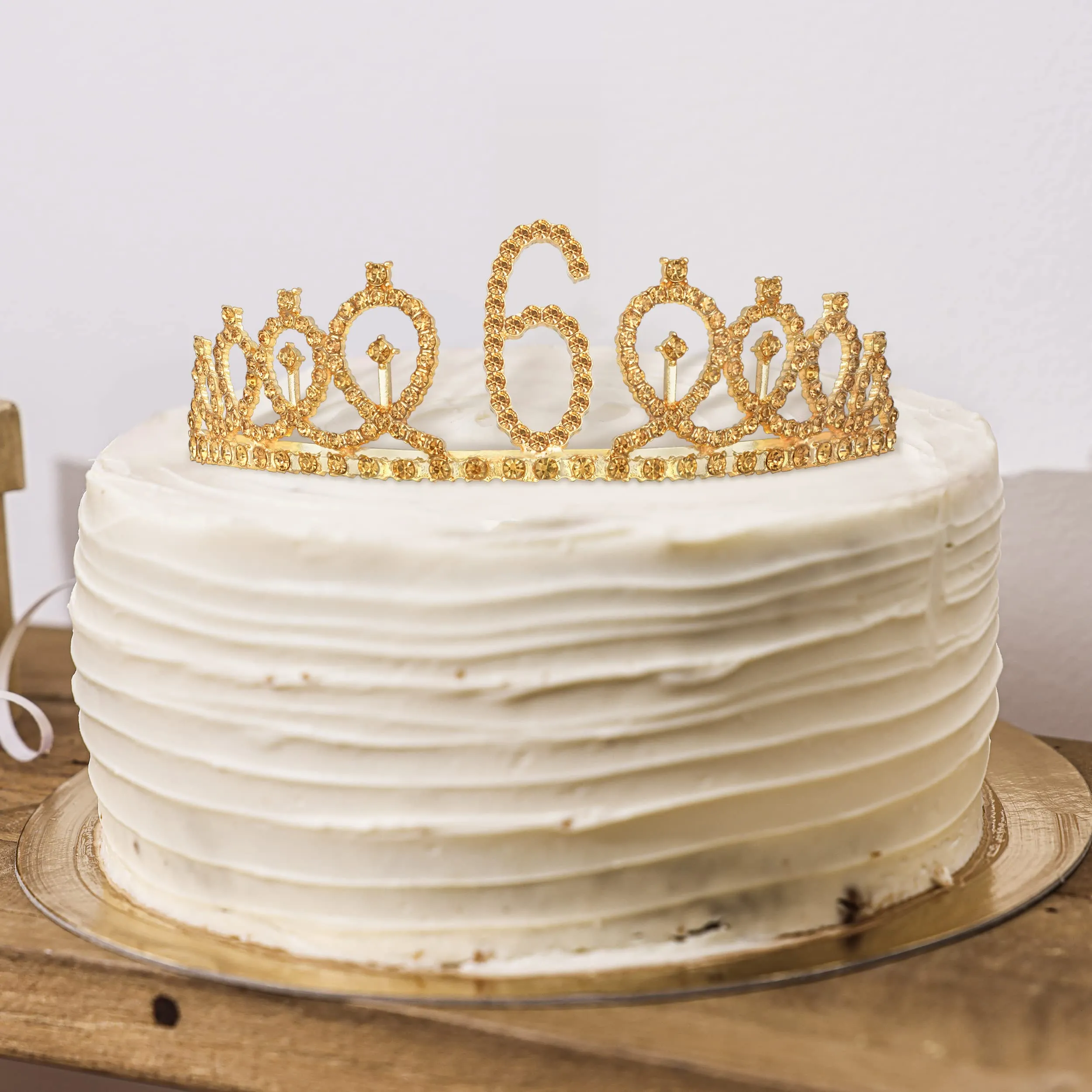 6th Birthday, 6th Birthday Gifts for Girls, 6th Birthday Tiara and Sash Gold, 6th Birthday