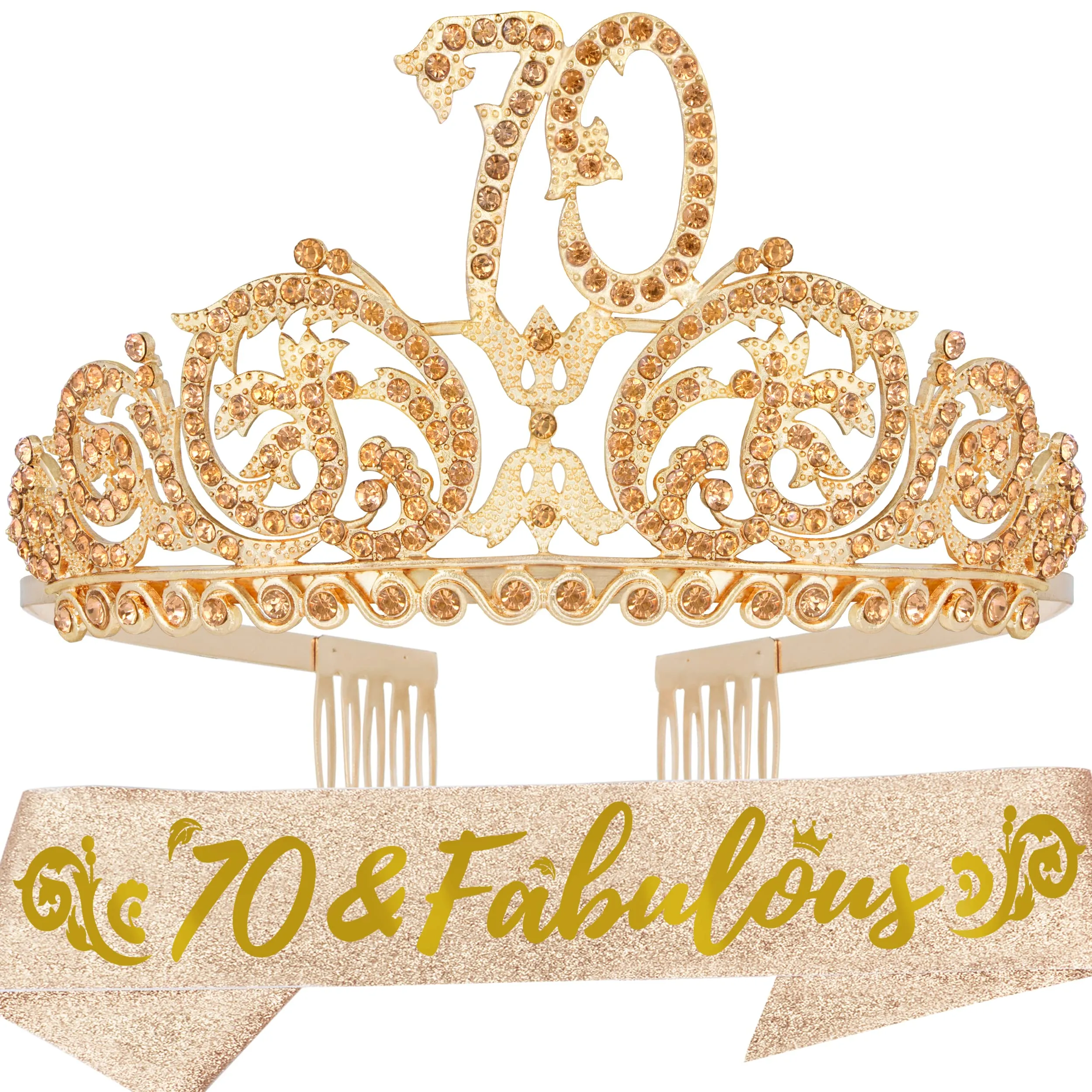 70th Birthday, 70th Birthday Decorations for Women, 70th Birthday Tiara, 70 Birthday