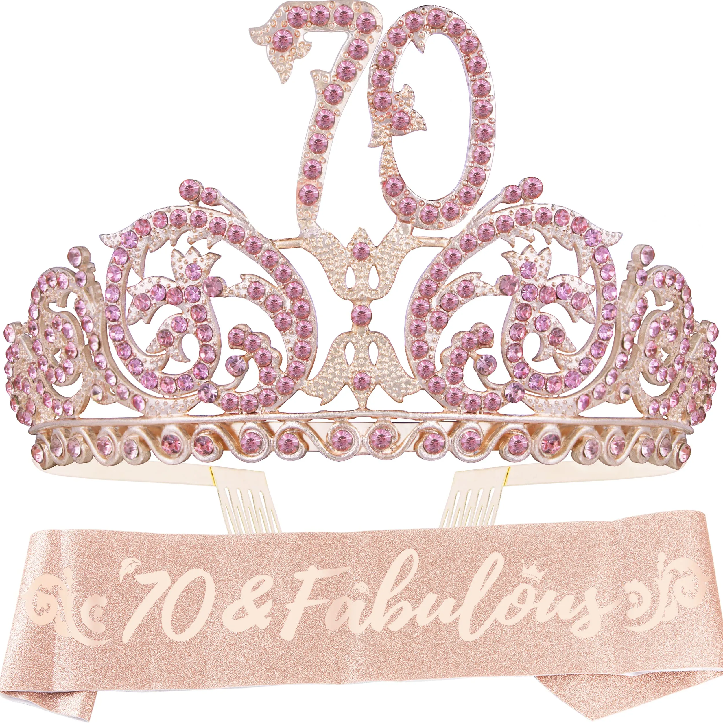 70th Birthday, 70th Birthday Decorations for Women, 70th Birthday Tiara, 70 Birthday