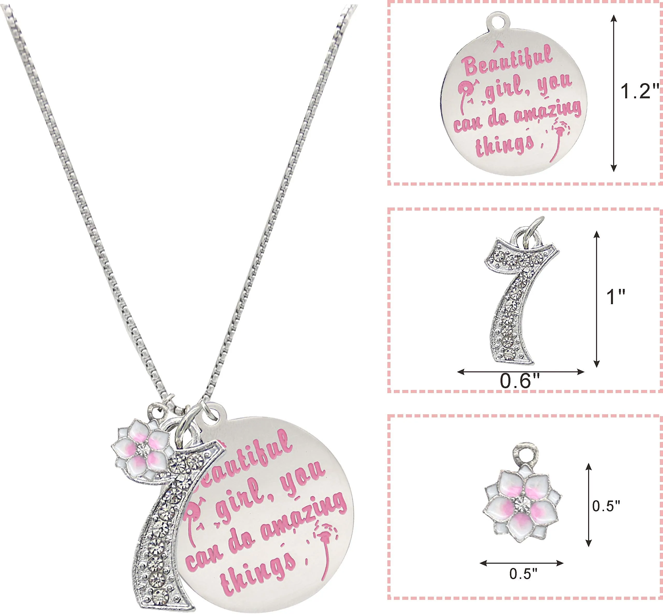 7th Birthday Gifts for Girls, Best Gifts for 7 Year Old Girl, Jewelry for Girls 7 Years