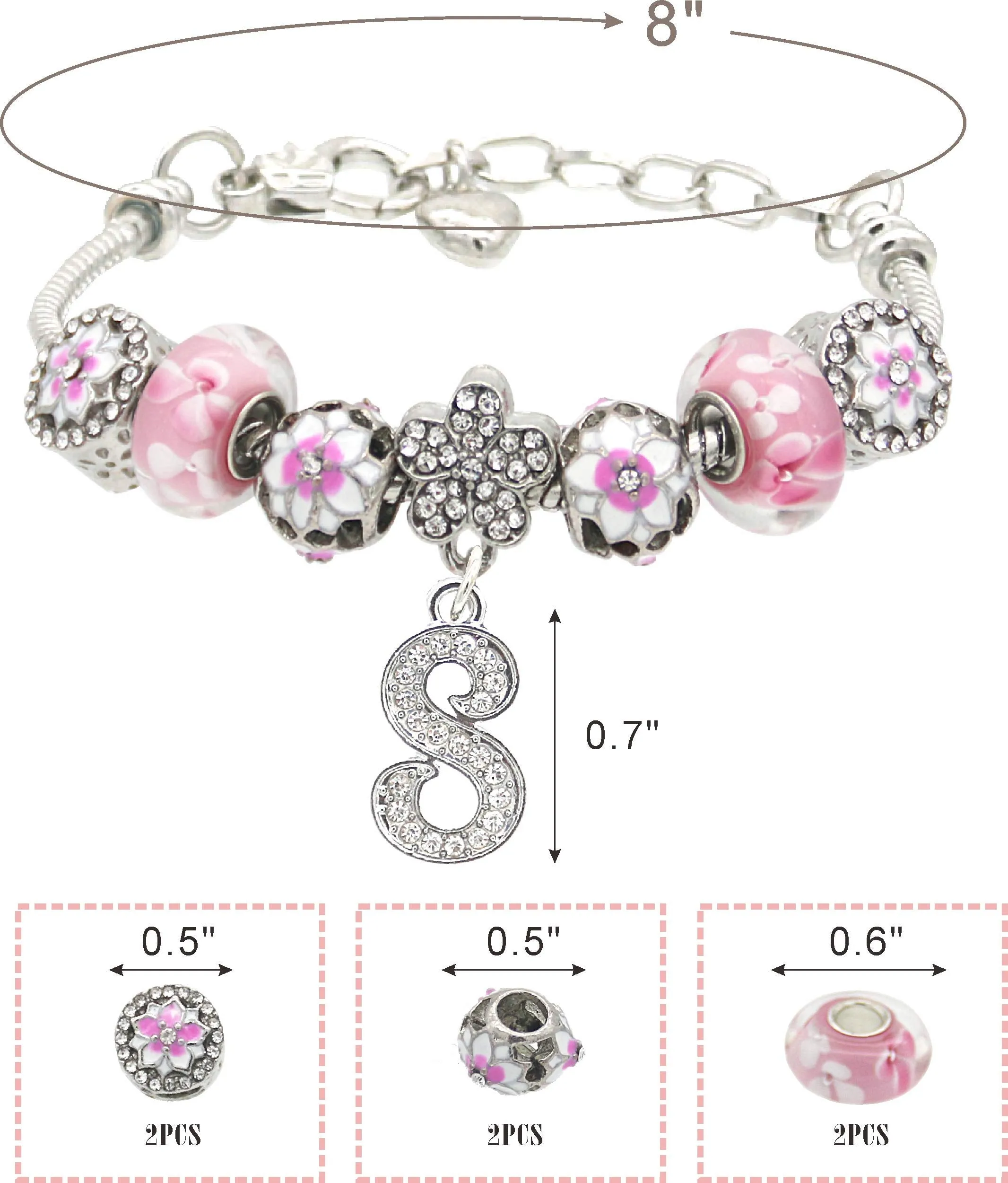 8th Birthday Gifts for Girls, Jewelry for Girls 8 Years Old, Girls 8th Birthday Bracelet