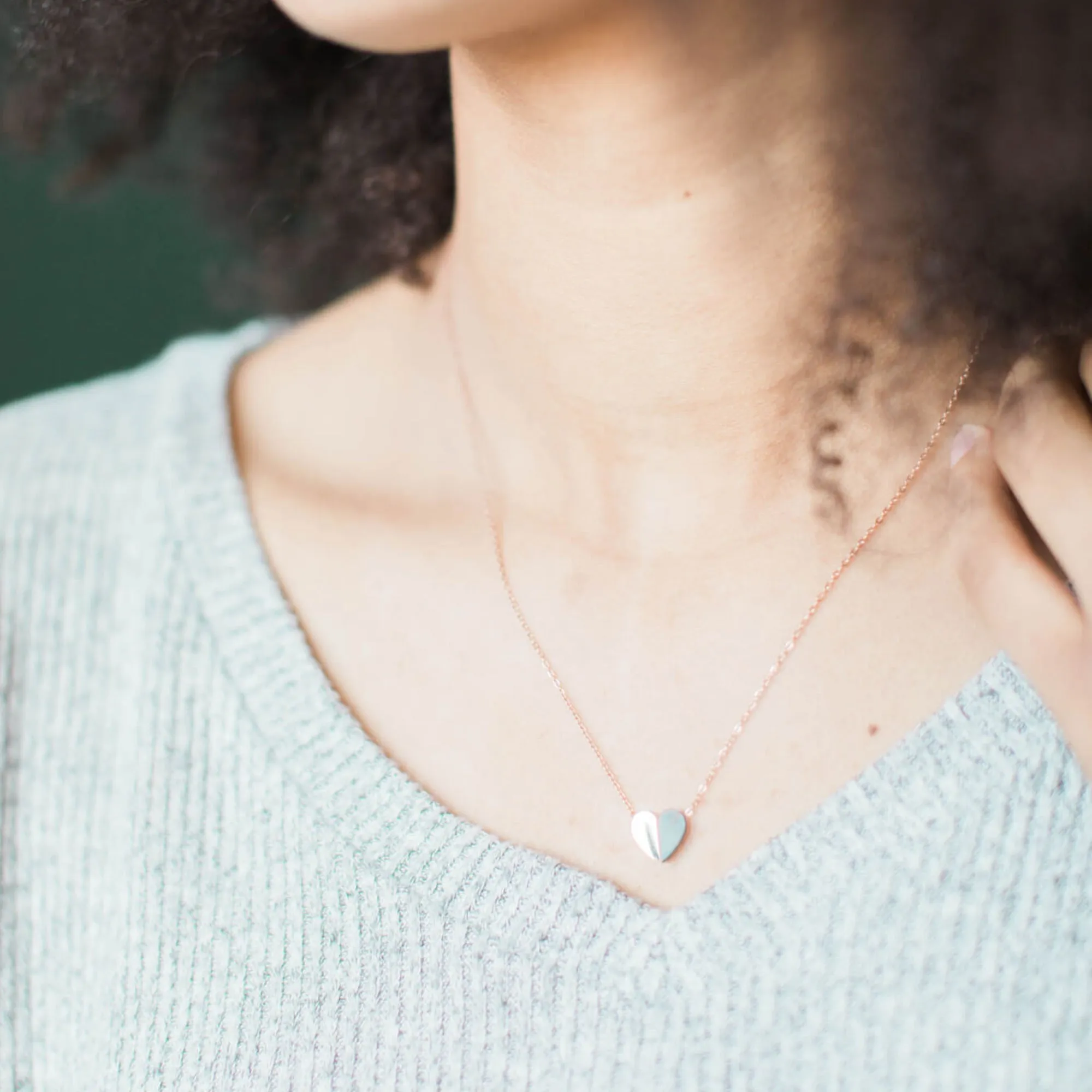 Alexis Rose Gold and Howlite Heart Necklace Starfish Project