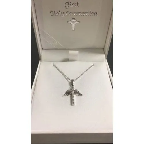 Angel Wings Cross Pendant