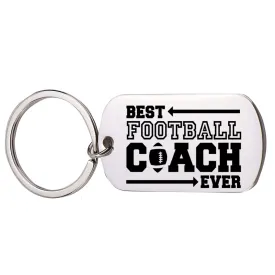 Best Football Coach Keychain