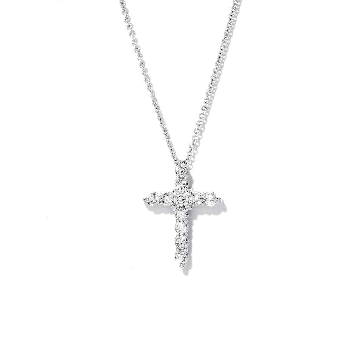 Breakfast at Tiffany's Cross - White Gold