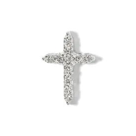 Breakfast at Tiffany's Cross - White Gold