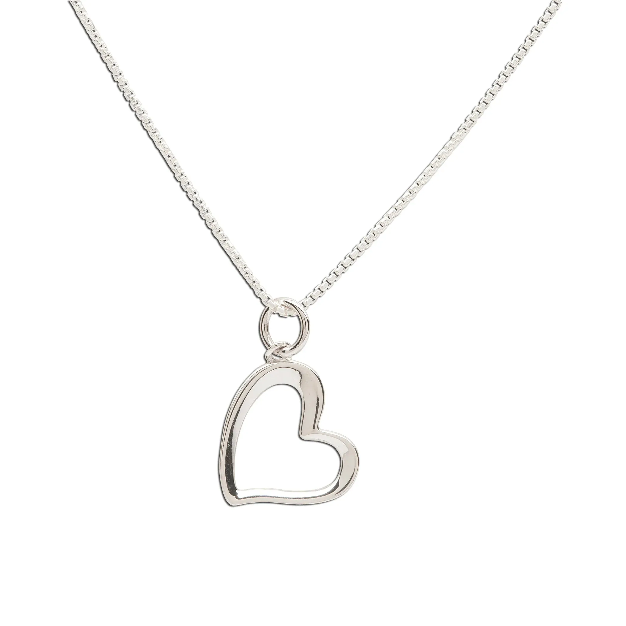 Cherished Moments - Sterling Silver Sassy Heart Necklace