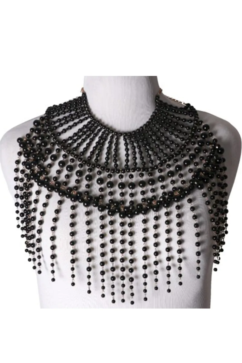 Cleopatra Pearl Fringe Body Jewelry