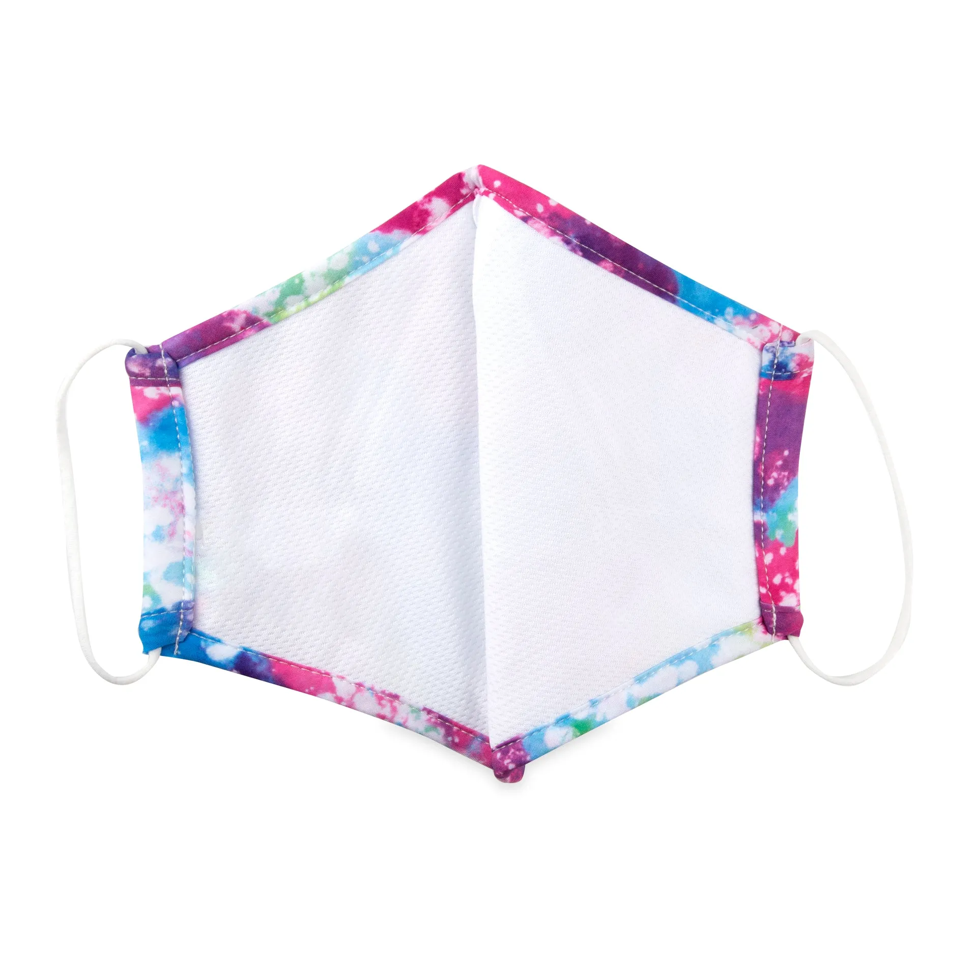 Cloth Face Mask - Age 13  - 1 pack - Rainbow Watercolor