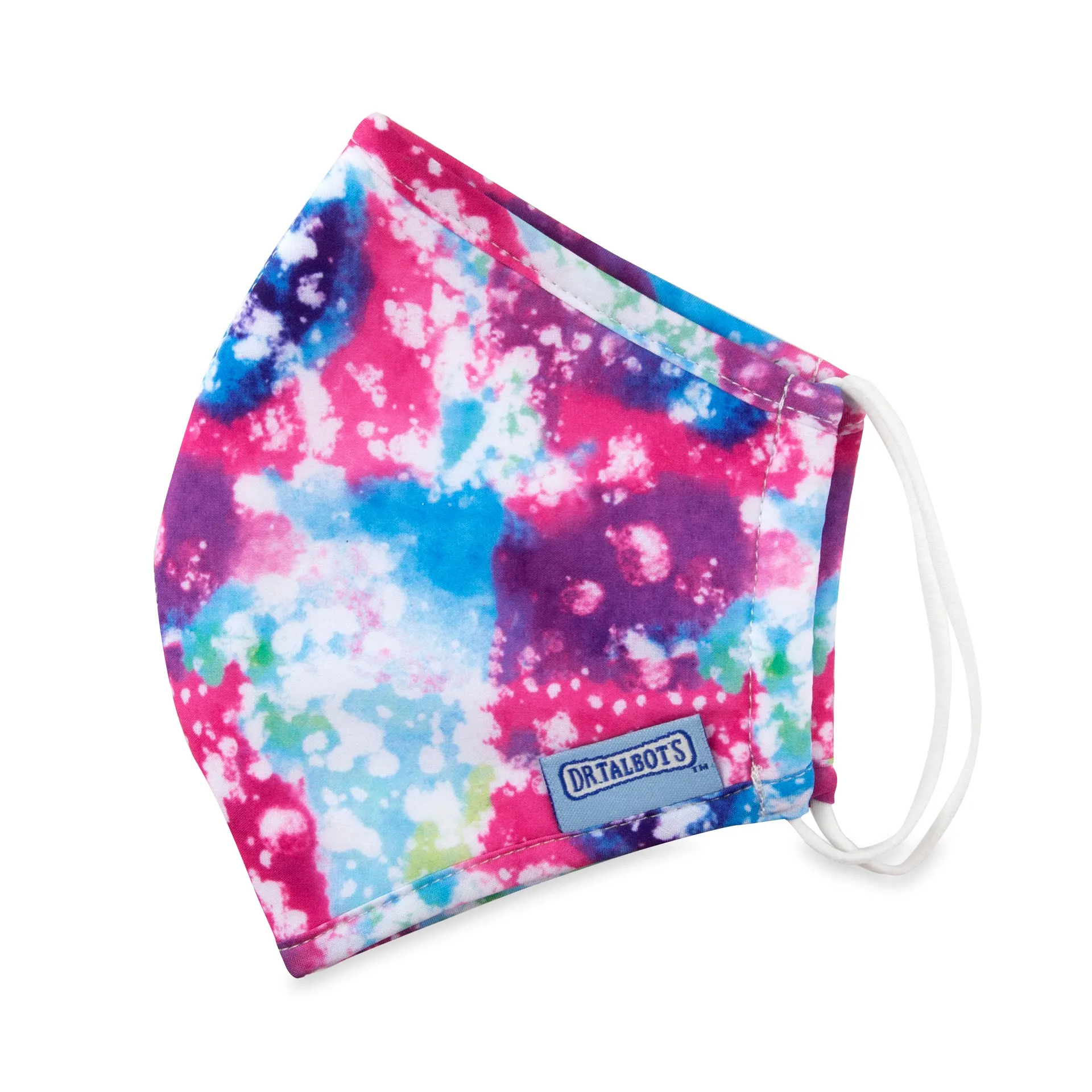 Cloth Face Mask - Age 13  - 1 pack - Rainbow Watercolor