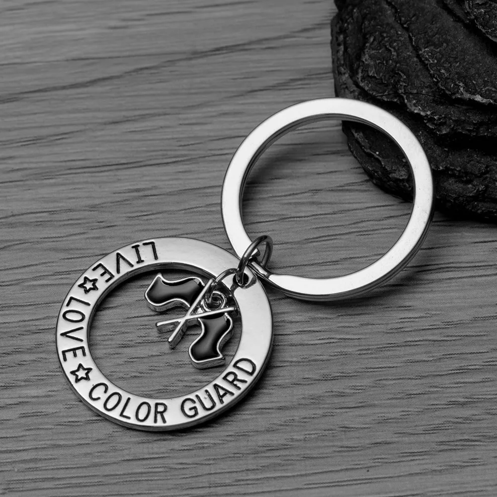 Color Guard Keychain