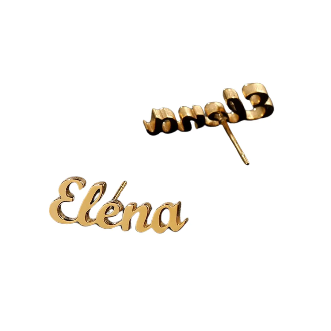 Custom Name Earrings