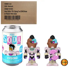 Cyborg – Teen Titans Go! Funko Soda [Factory Sealed Case (6) With Chase]