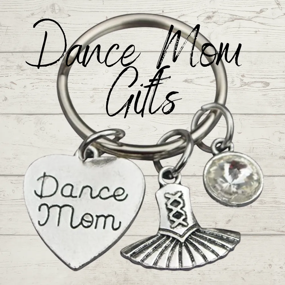 Dance Mom Keychain with Charms