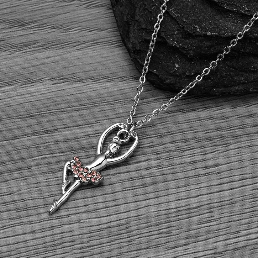 Dancer Stainless Steel Necklace - Choose Charm