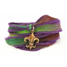 Fleur de Lis Wrap Bracelet