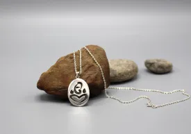 Ganesh Om Sterling Silver Pendant