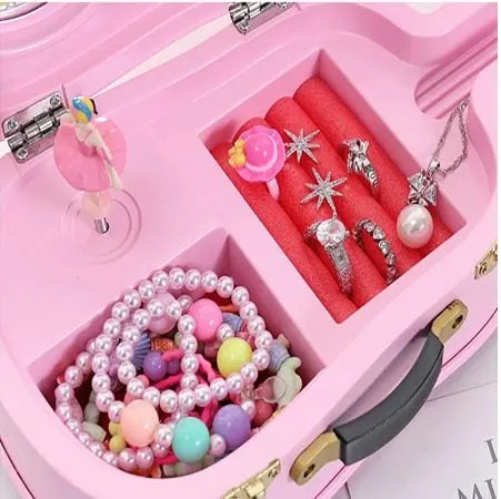 Guitar Violin Jewelry Music Storage Box