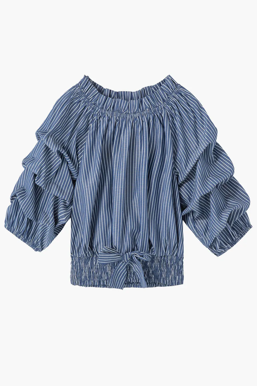 Habitual Kids Smocked Joyce Girls Shirt (Size 14 left)