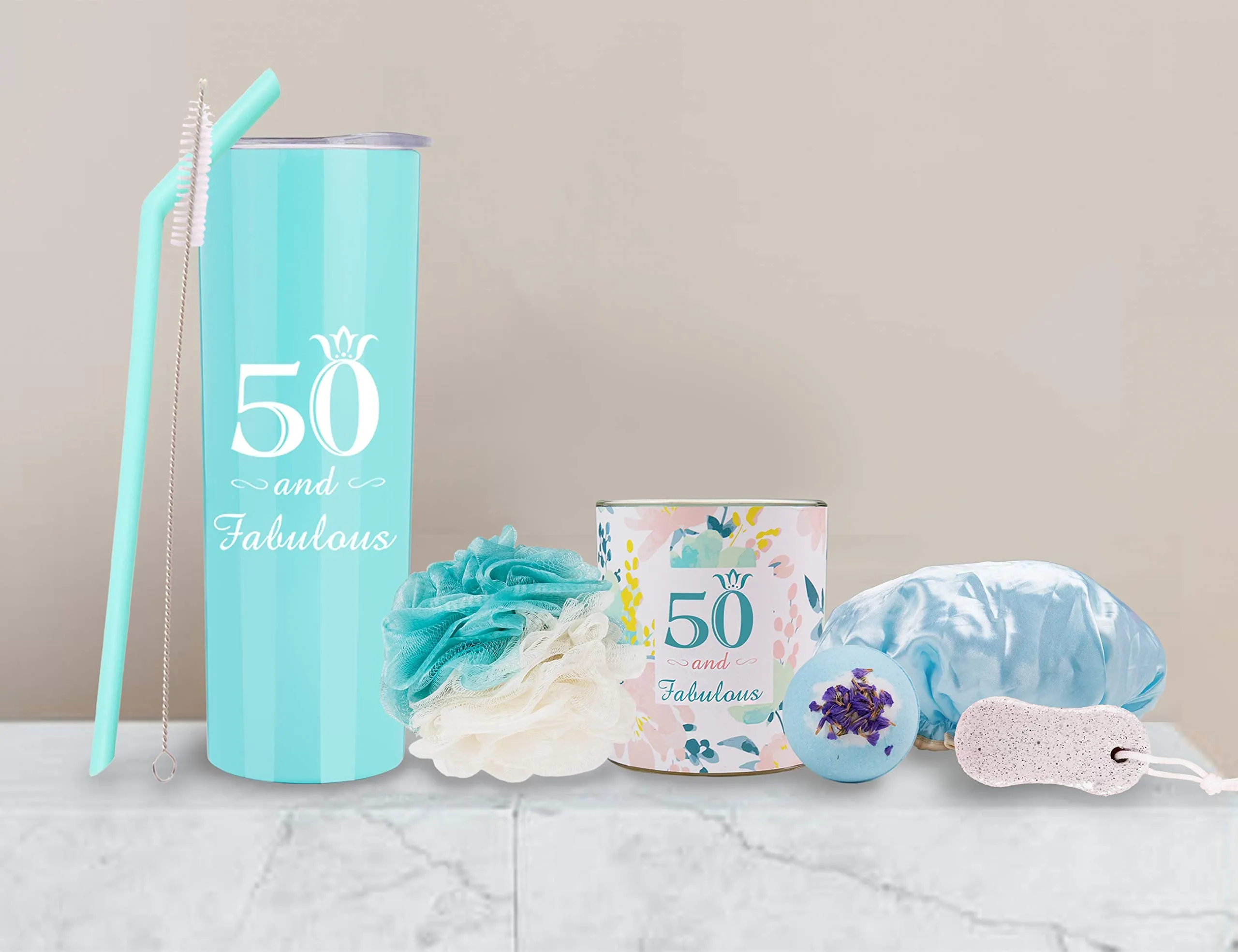 Happy 50th Birthday, 50th Birthday Tumbler, 50th Birthday Gifts for Women, Gifts for 50th