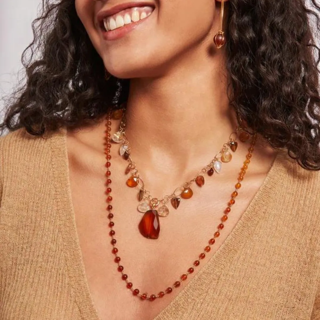 Lola Carnelian Necklace