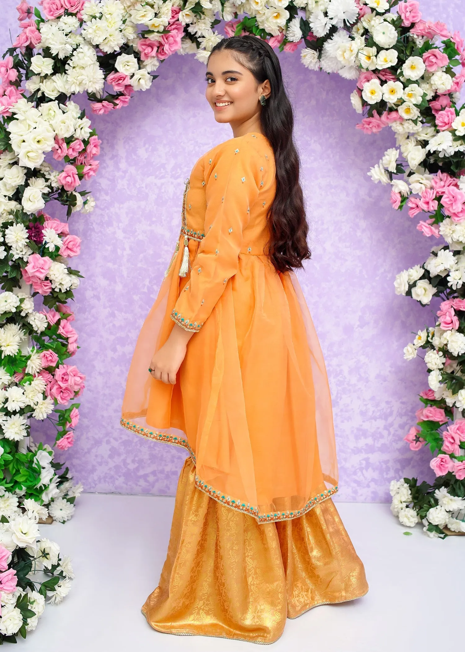 Modest Stitched 3 Piece Kids Festive Formals Edit-02 Collection'2024-Naimal