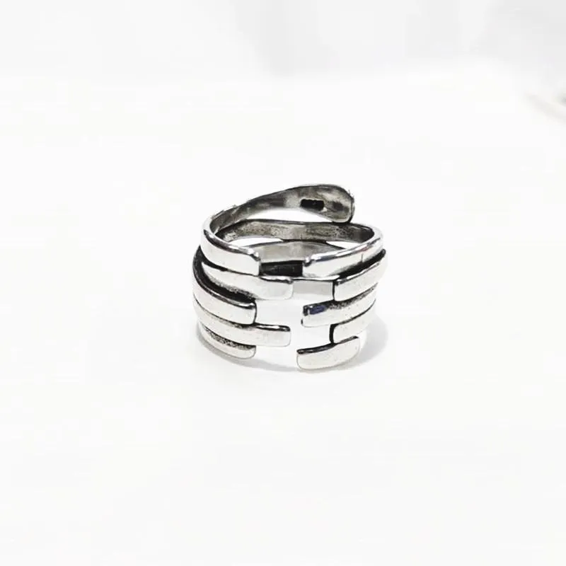 Multilayer Geometric Ring For Women Personality Jewelry Adjustable Ring