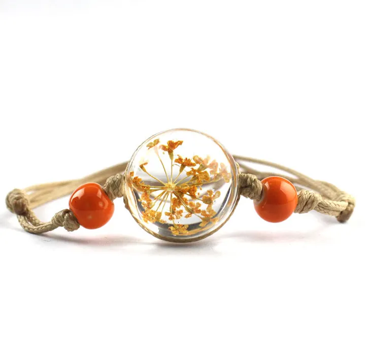 New Glass Jewelry Ball Bracelet