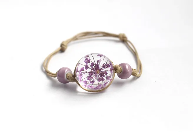 New Glass Jewelry Ball Bracelet