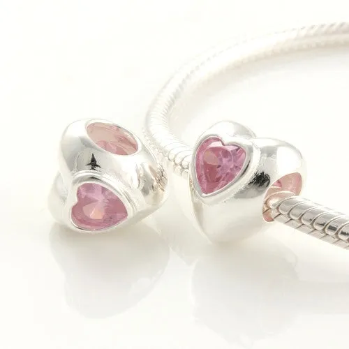 Pendant - Pink Sparkle Heart