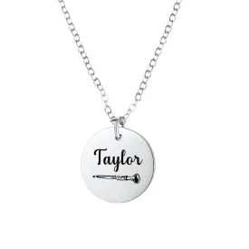 Personalized Clarinet Charm Necklace