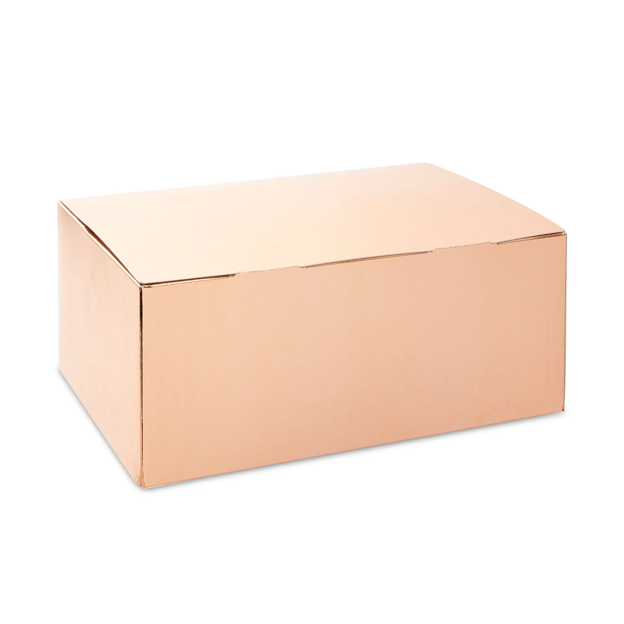 Rose Gold Gift Boxes for Bridesmaid Proposal, Birthday (9.3 x 6.4 x 3.9 In, 15 Pack)