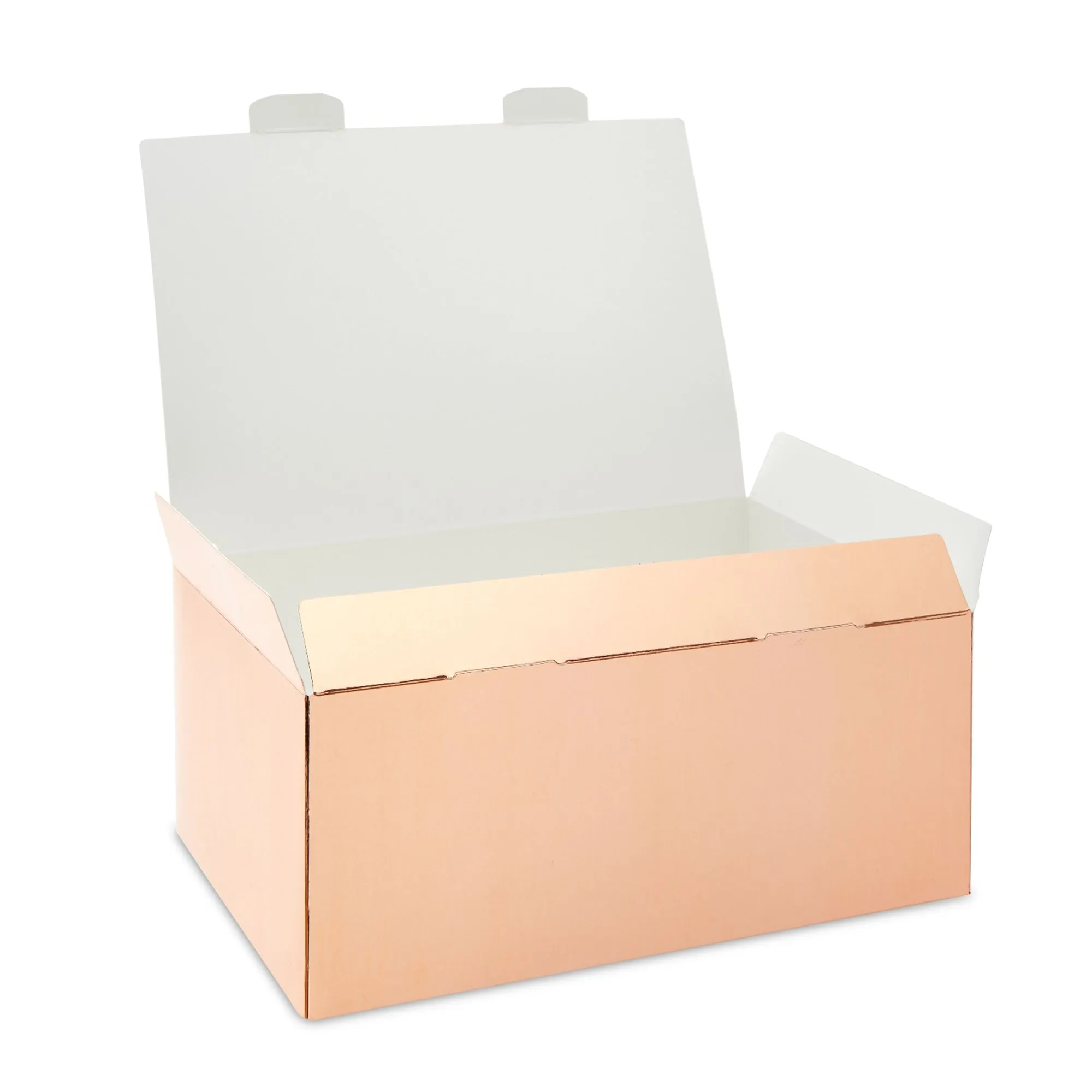 Rose Gold Gift Boxes for Bridesmaid Proposal, Birthday (9.3 x 6.4 x 3.9 In, 15 Pack)