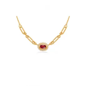 S. Kashi & Sons Ruby Necklace N1319-RYG