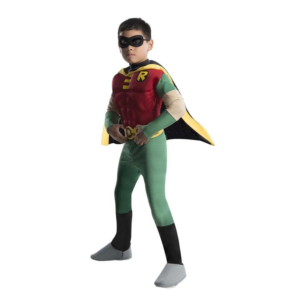 Teen Titans DC Comics Robin Muscle Chest Deluxe Toddler/Child Costume