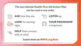 tMHFA Action Plan Wallet Card