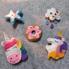 Unicorn Theme Fridge Magnets