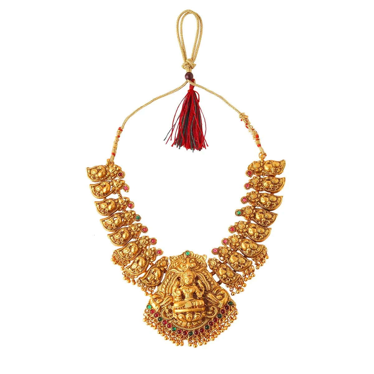 Yellow Chimes Jewellery Set for Women and Girls | Gold Plated Temple Jewellery Set Traditional | Accessories Jewellery for Women | Birthday Gift for girls and women Anniversary Gift for Wife